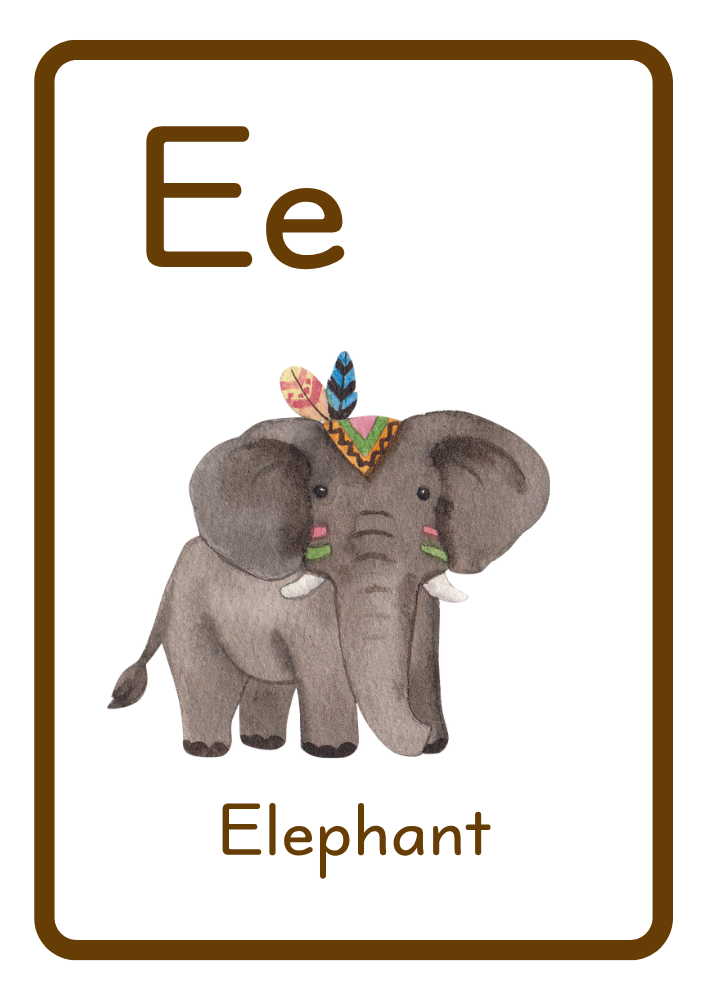 E is for Elephant