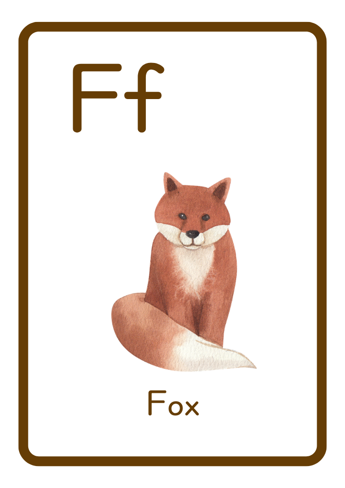 F is for Fox