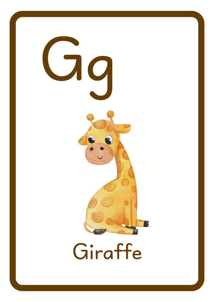 G is for Giraffe