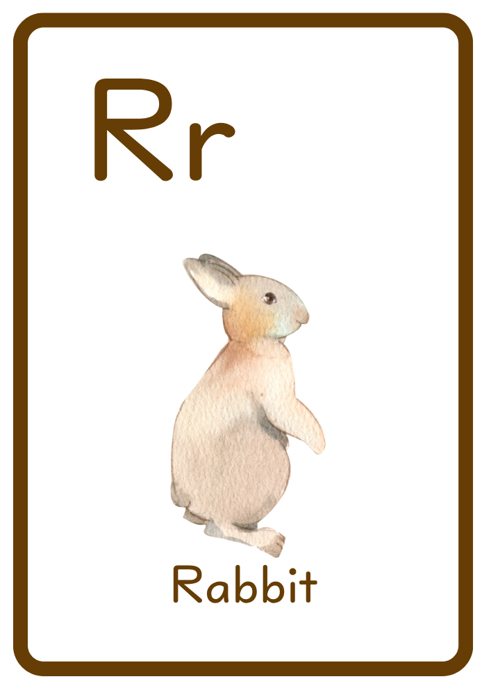 R is for Rabbit