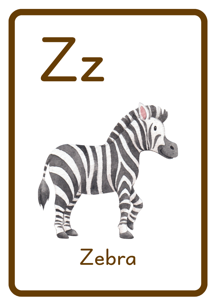Z is for Zebra